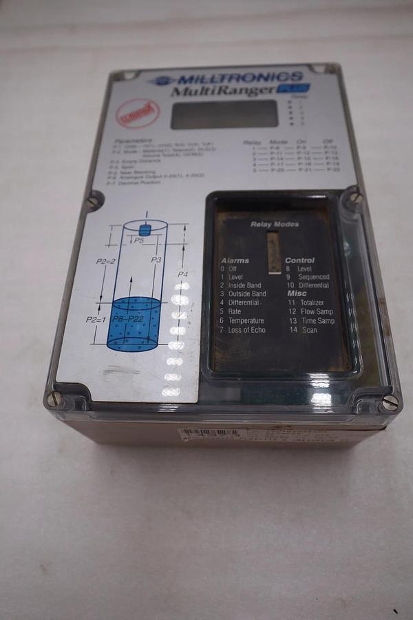 Used Siemens Milltronics 7ML10203EA04 Multiranger Plus Level Monitor Relay Box GF1074