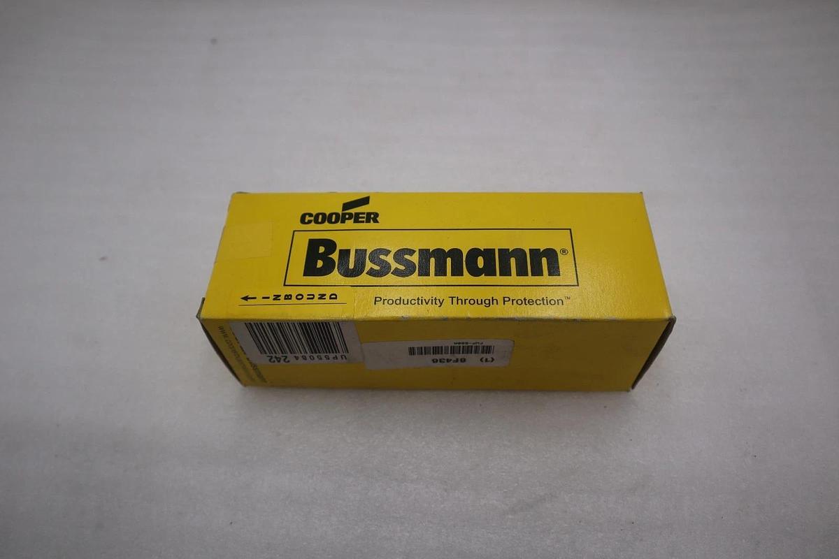 Used BUSSMANN FWP-600A FUSE NEW IN BOX (THREE AVAILABLE) STOCK GF-757 51712150460