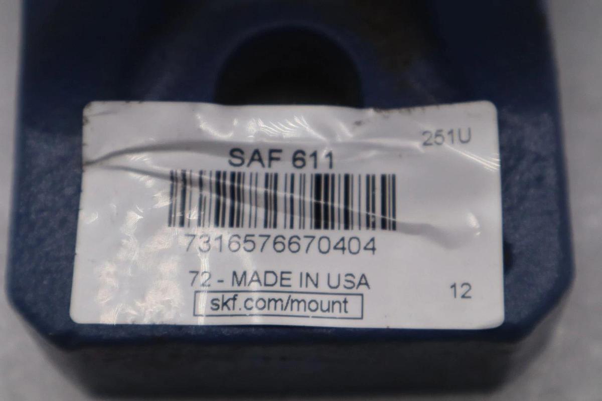 Used SKF SAF-611 / SAF611 - NEW NO BOX - STOCK CC159