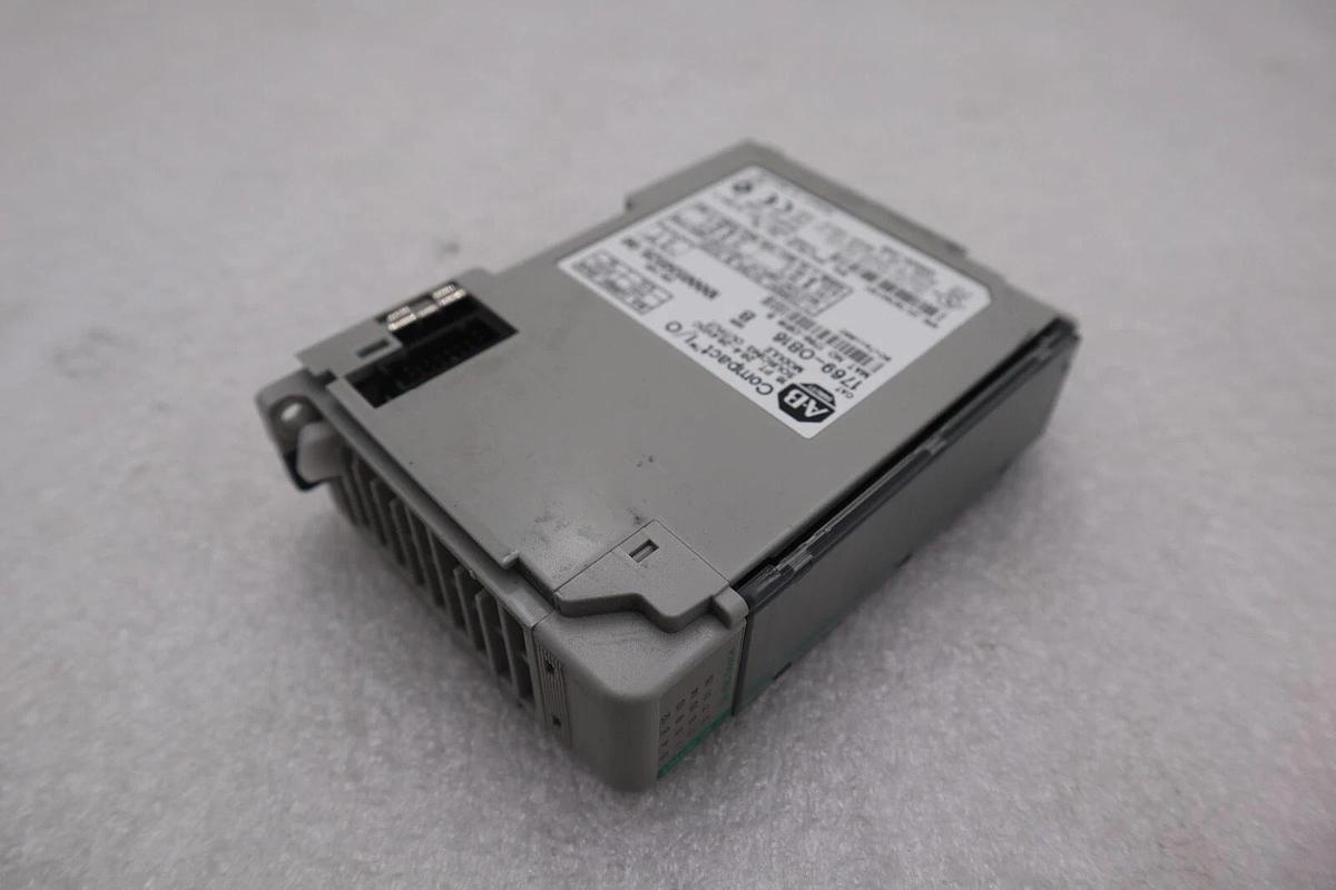 Used ALLEN BRADLEY 1769-OB16 SERIES B OUTPUT MODULE #K-2577-B