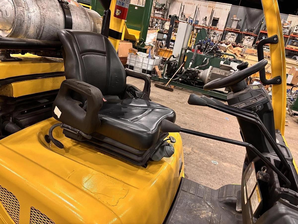 Used 12,000 POUND HYSTER S120FTPRS FORKLIFT WITH 72" CASCADE CLAMP