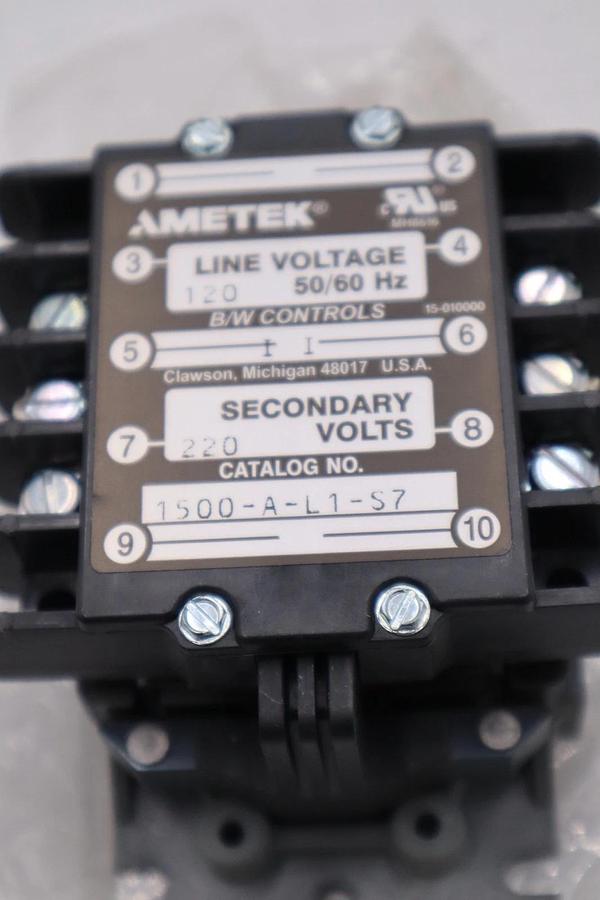 Used Ametek B/W CONTROLS 1500-A-L1-S7 LIQUID LEVEL CONTROL STOCK H895A