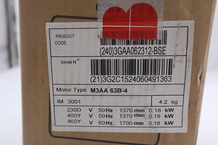 MVM06184D-AP - ABB - BALDOR - 50HZ  - FACTORY NEW! STOCK 4360