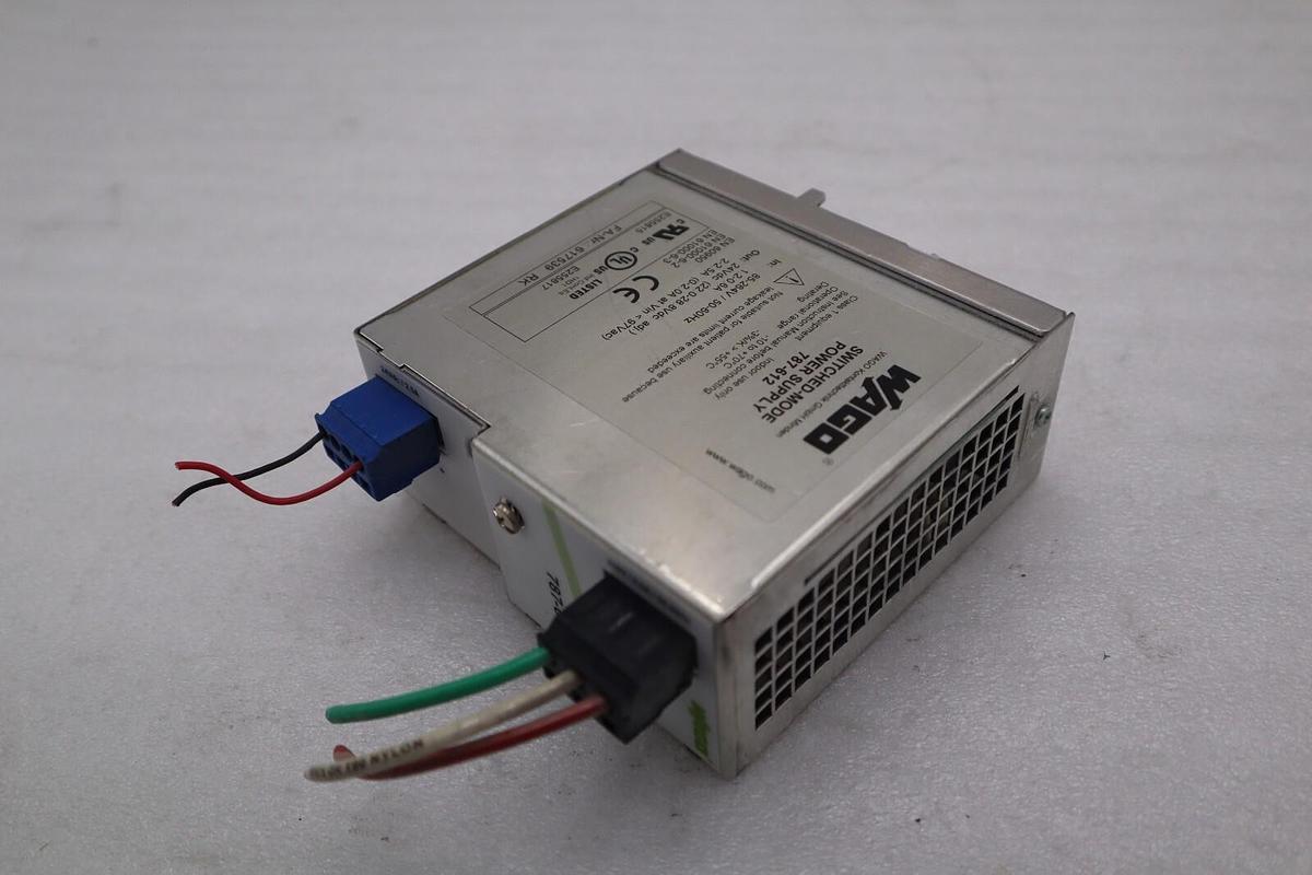 Used WAGO 787- 612 SWITCHED MODE POWER SUPPLY CLASSIC 1-PHASE STOCK L-165-A