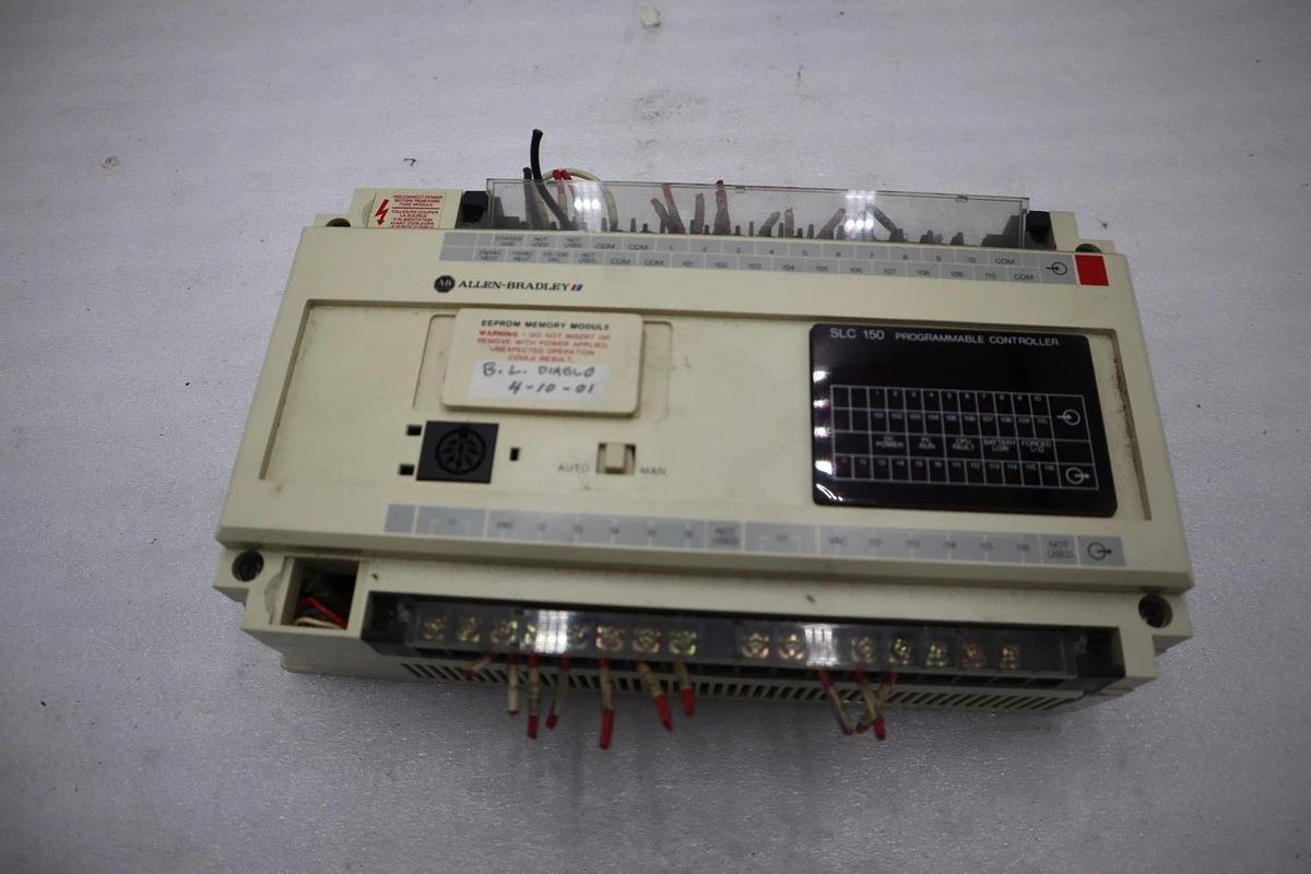 Used ALLEN BRADLEY AB 1745-LP151 SER B SLC 150 PROGRAMMABLE CONTROLLER STK 5048CC