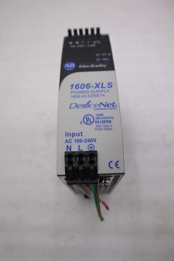 Used ALLEN BRADLEY 1606-XLSDNET4 AB SER. A 100-240VAC 0.9-0.35A STOCK L-733-A