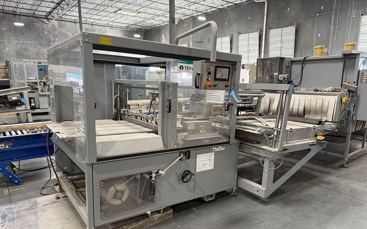 Used 36" TEXWRAP MODEL 3618ISSR SIDE SEAL AND STE-1348OCS HEAT TUNNEL SYSTEM 2021