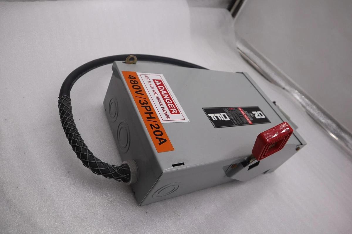 NEW GE THN3361R NON-FUSIBLE DISCONNECT SWITCH SINGLE CONFIGURATION STOCK 5107