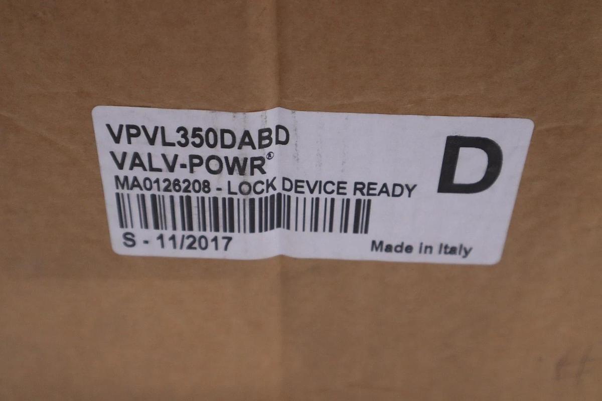 JAMESBURY VPVL350DABD 116PSI VALV POWR NEW OPEN BOX STOCK GF928