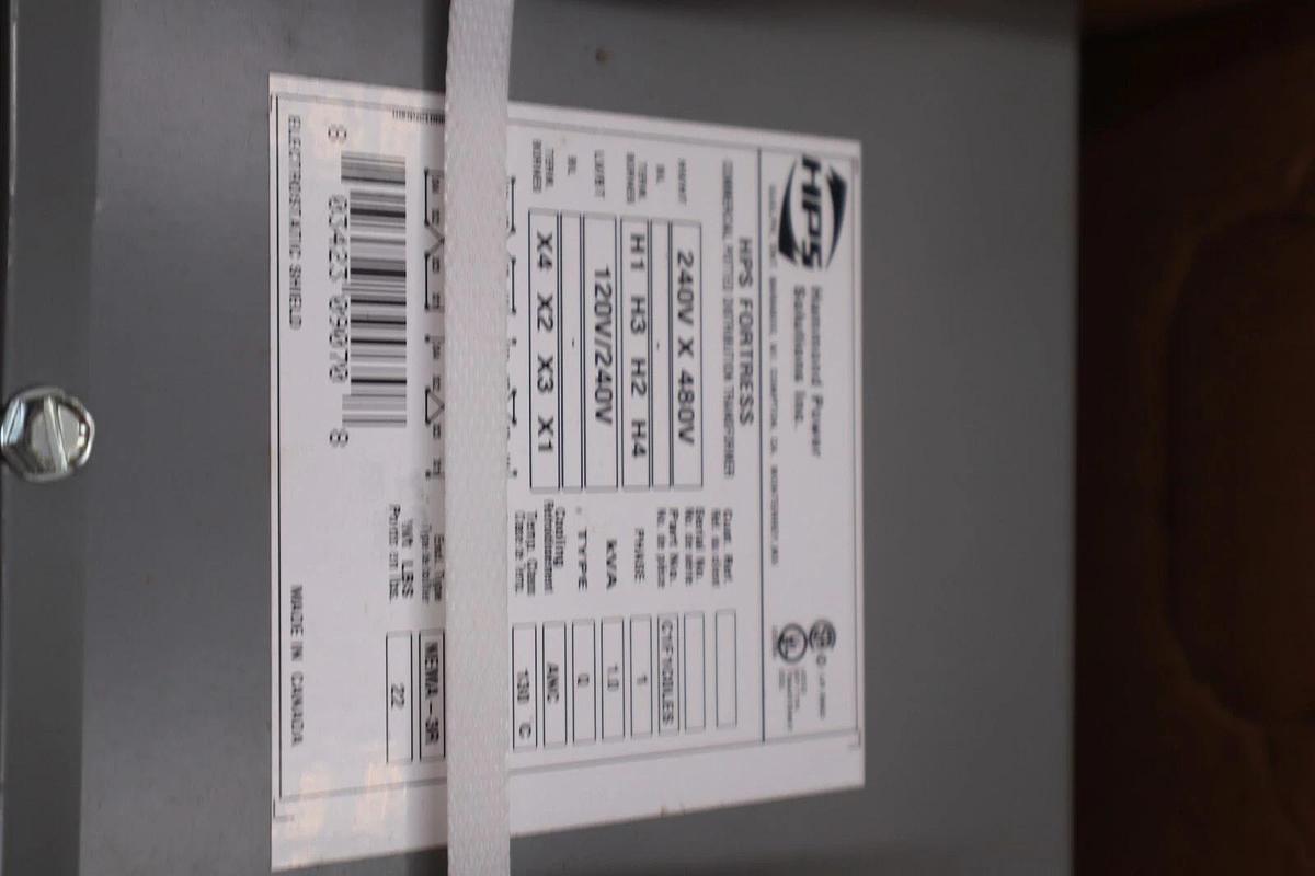Hammond HPS C1F1C0LES Transformer 1 KVA 1000 VA C1F1COLES STOCK 031-A