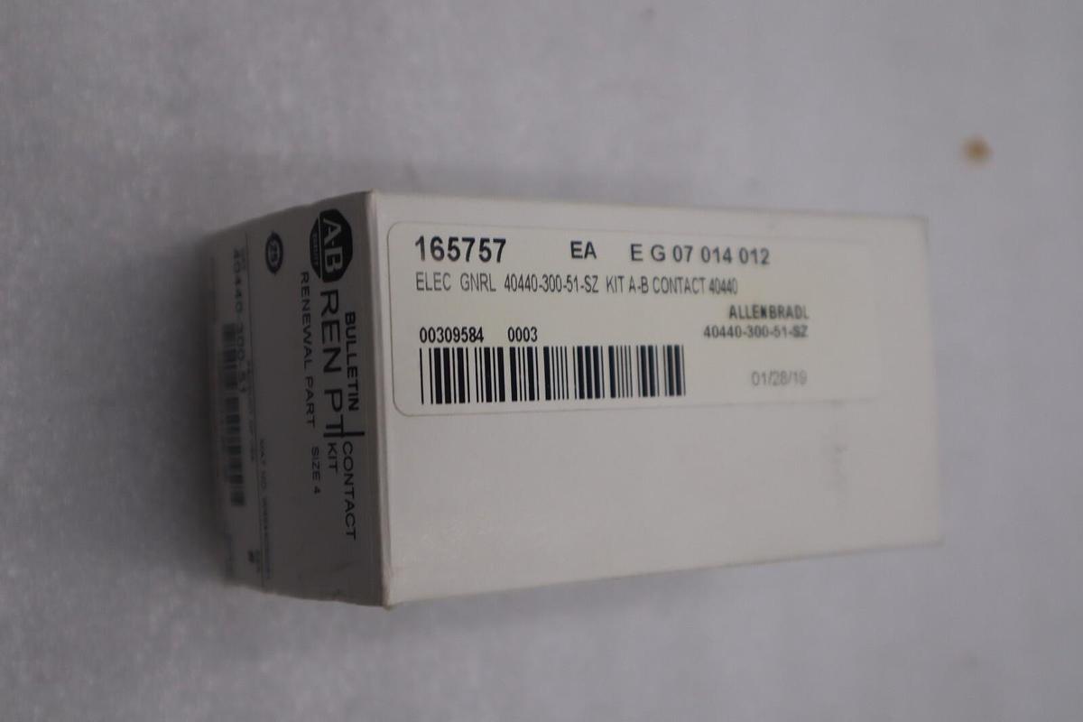 40440-300-51 Allen Bradley Size 4 1 P Bulletin 500 Replacement Contact Kit NEW