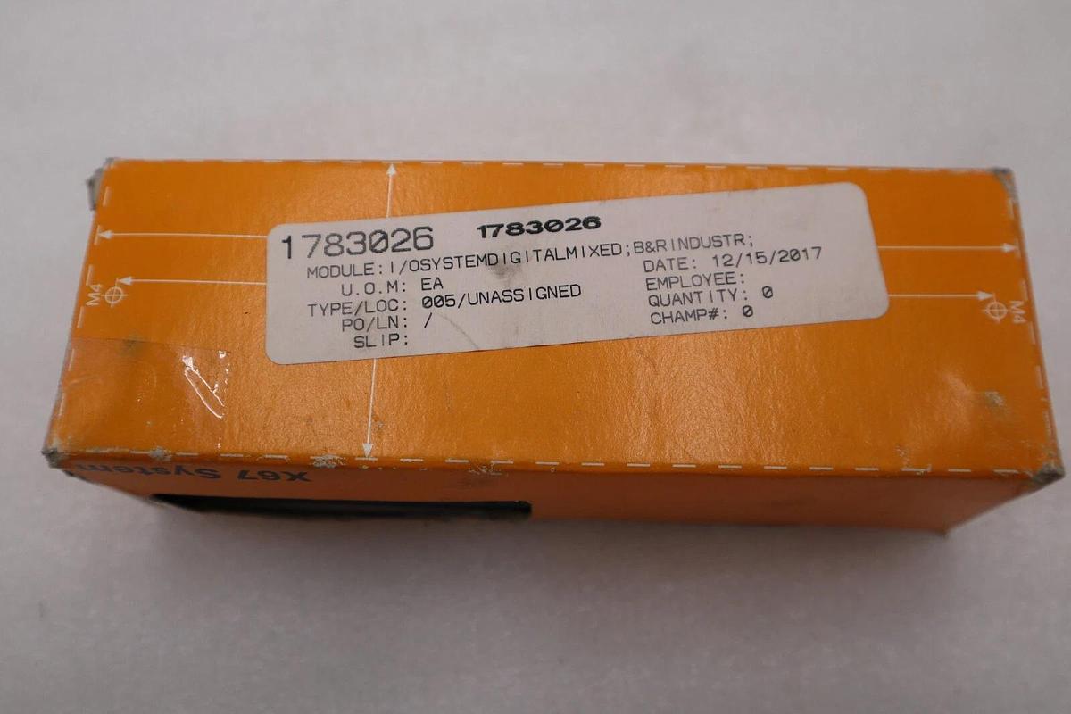 Used NEW B&R X67DI1371.L08 REV. F0 I/O DIGITAL INPUT MODULE 16-INPUTS STOCK H668A