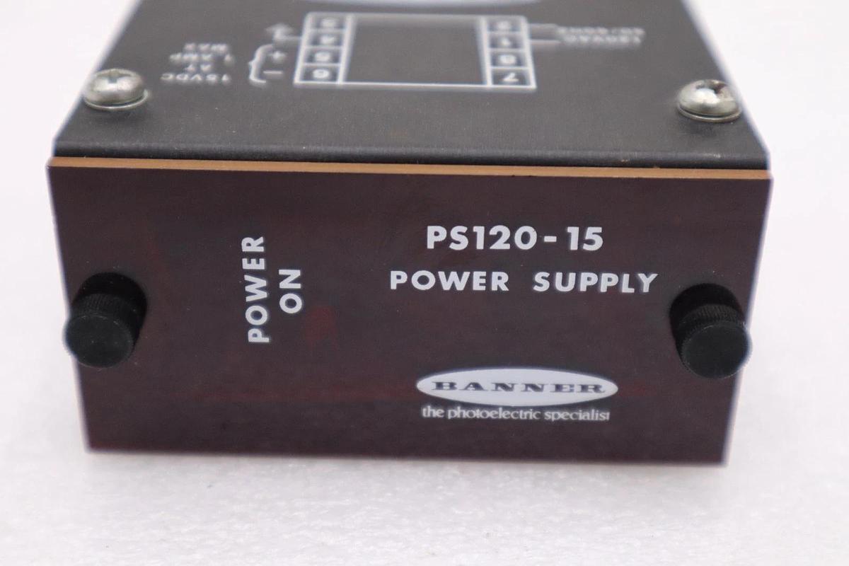 NEW OPEN BOX Banner Engineering PS120-15 Power Supply STOCK H1304A