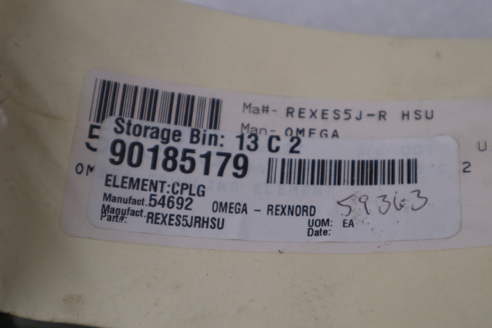 Rexnord Omega ES5-R HSU Element 10287832 5" Coupling - STOCK GF1302