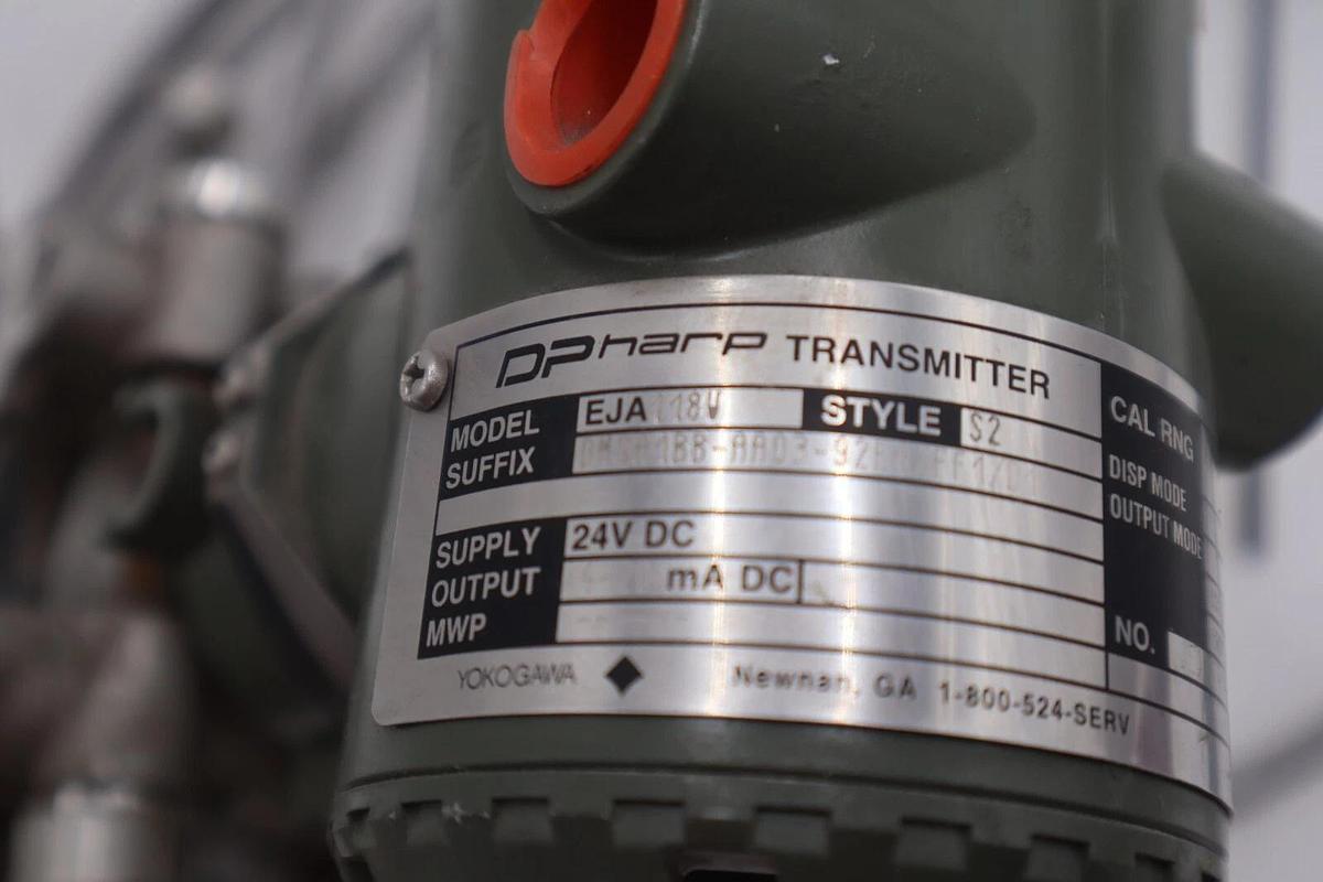 Used DPharp Pressure Transmitter Model EJA118V 24VDC Style S2 Stock #4100