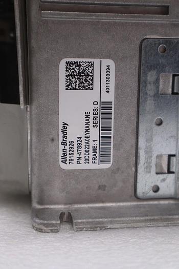 Used 2020 Allen Bradley PowerFlex 700S VFD 20DD022A0EYNANANE 15HP STOCK 2154