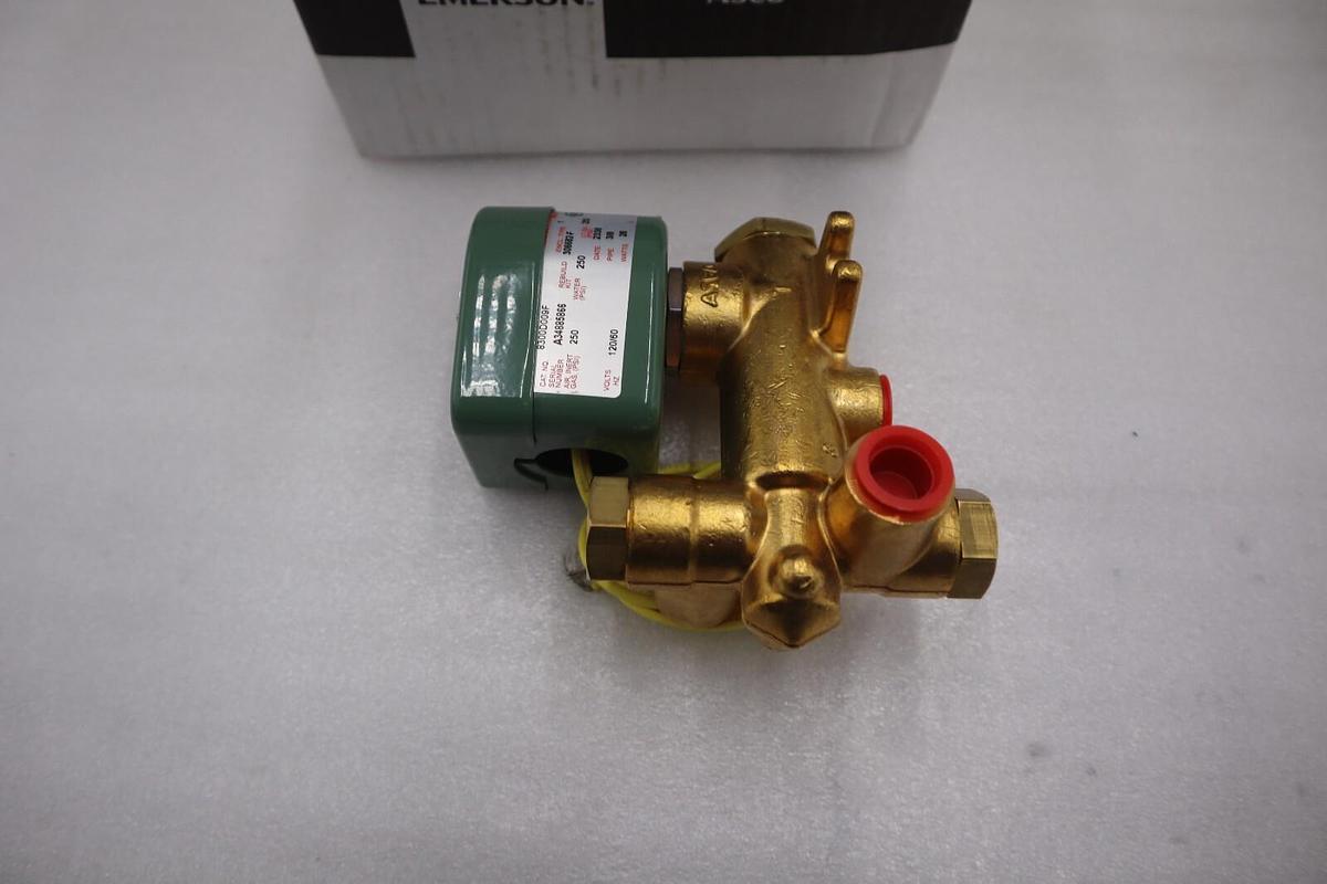 Used EMERSON ASCO 8300D009F 120V NEW IN BOX STOCK G136A