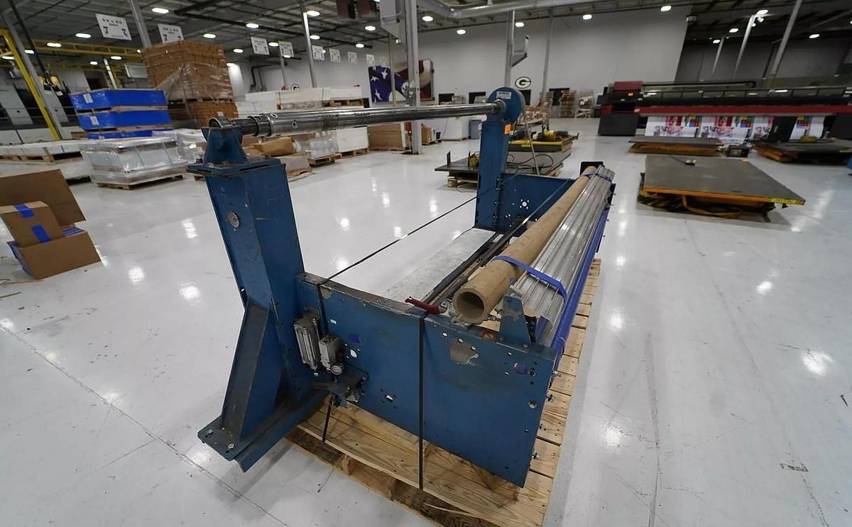 Used 84" HEAVY DUTY ROSENTHAL SHEETER MODEL HXBZ5AAACPLC - MANUFACTURED 2015