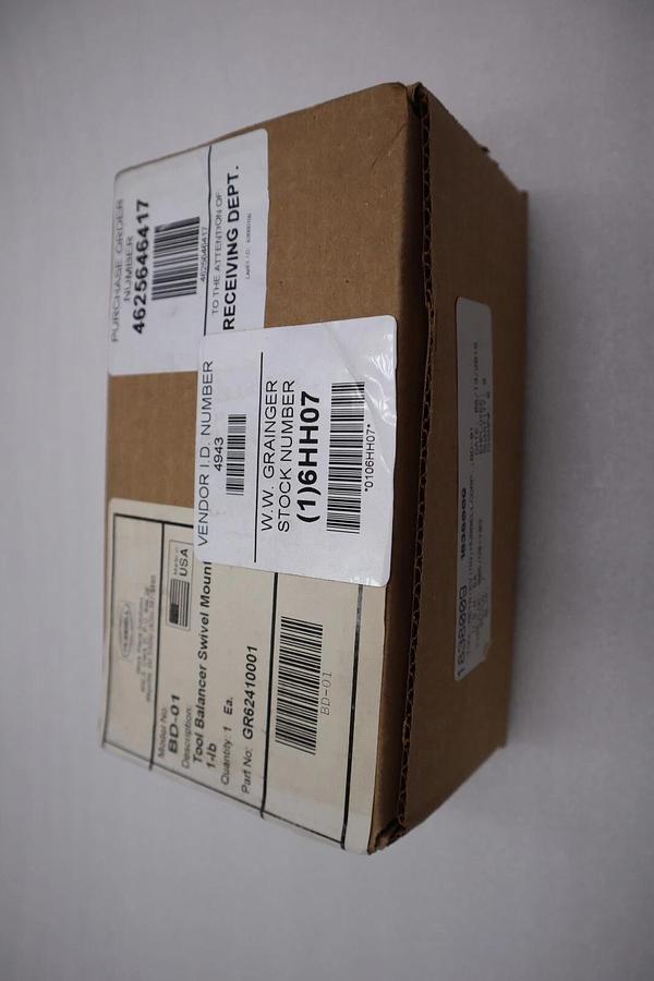 Used NEW HUBBELL BD-01 Tool Balancer 6 ft L Galvanized Steel 6HH07 STOCK H181A 783246008459