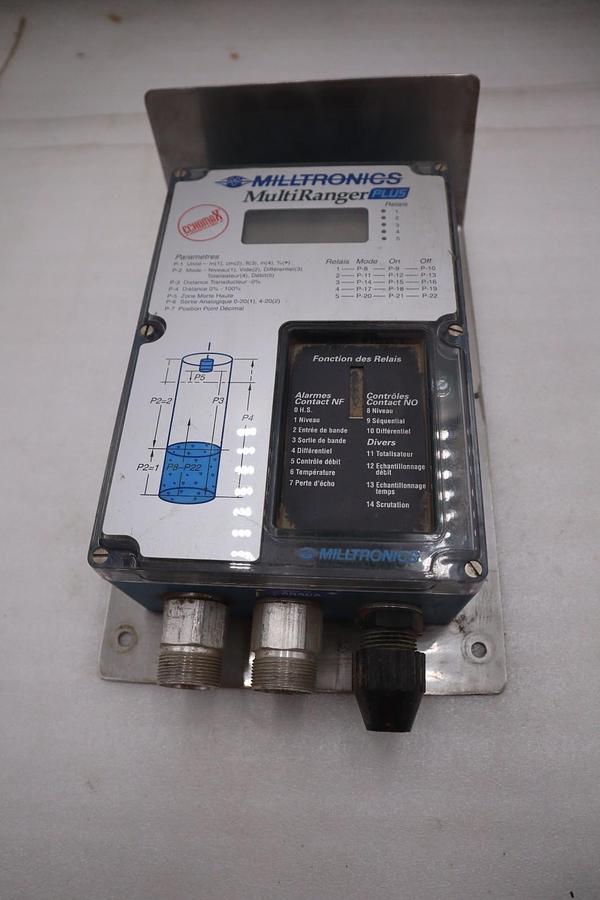Used Siemens Milltronics 7ML10203EA04 Multiranger Plus Level Monitor Relay Box GF1075