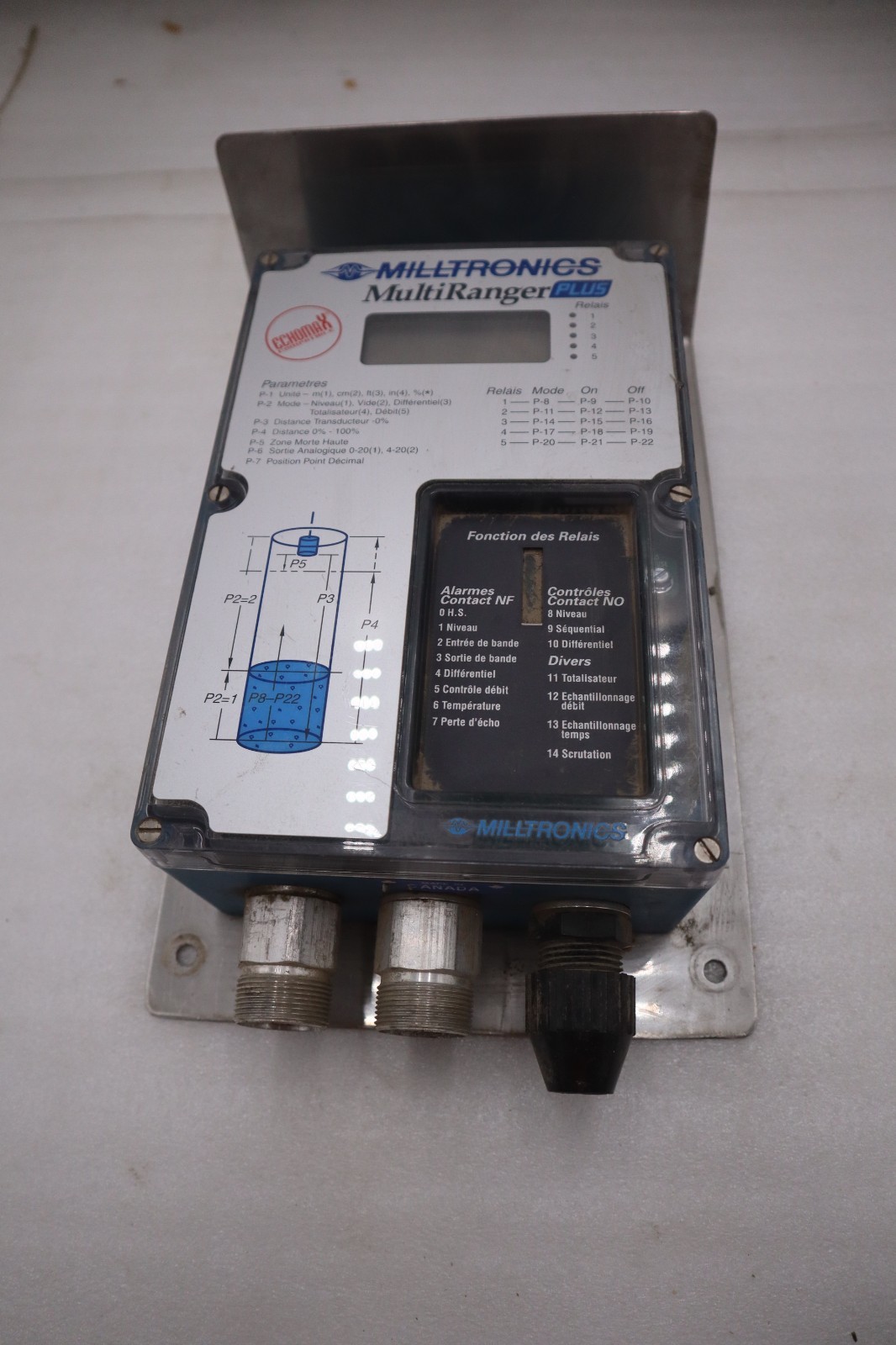 Used Siemens Milltronics 7ML10203EA04 Multiranger Plus Level Monitor Relay Box GF1075