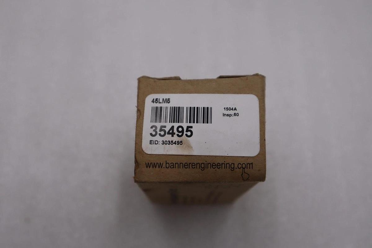 NEW OPEN BOX Banner 45LM5 Plug-In Sensor Logic Module STOCK H289A