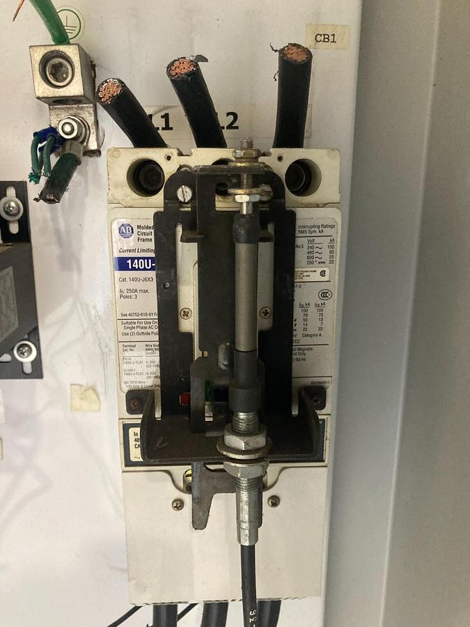 Used ELECTRICAL ENCLOSURE WITH 20BD156A0AYNANC0 Allen Bradley 125HP Powerflex 700