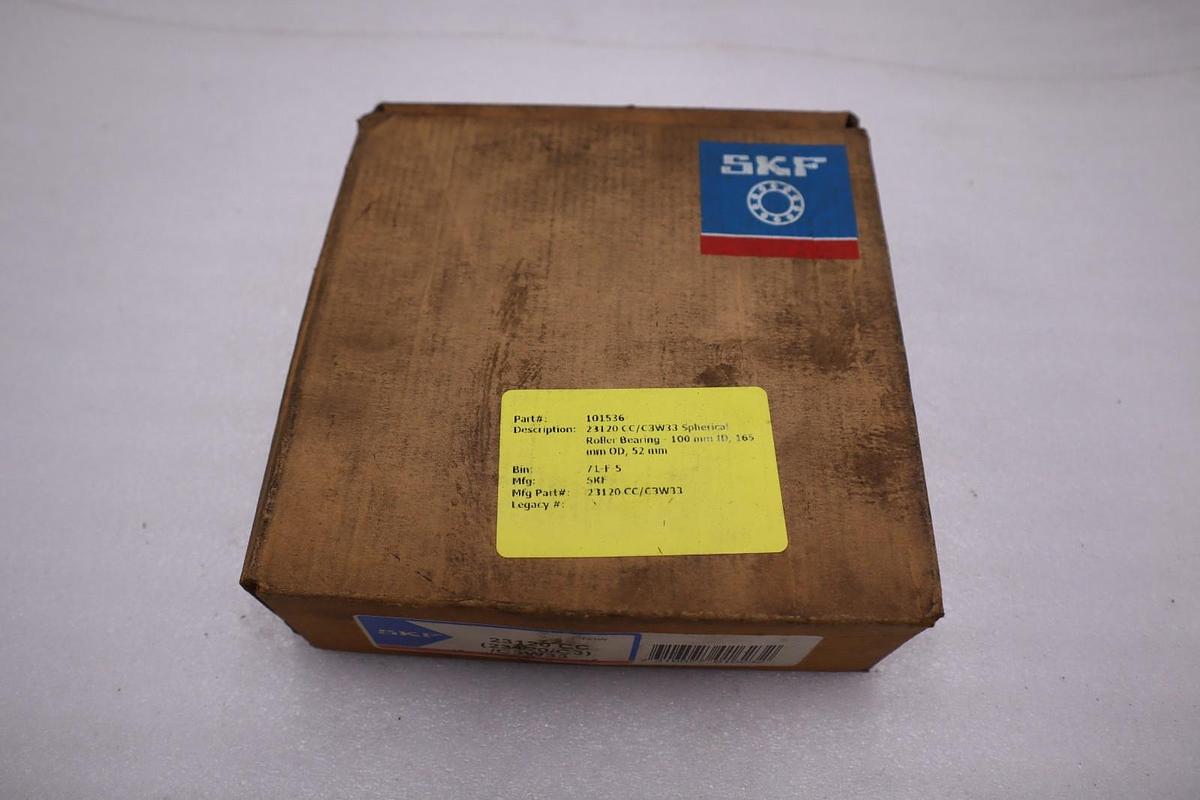 Used NEW OPEN BOX SKF Spherical Bearing 23120 CC/C3W33 STOCK 1550CC