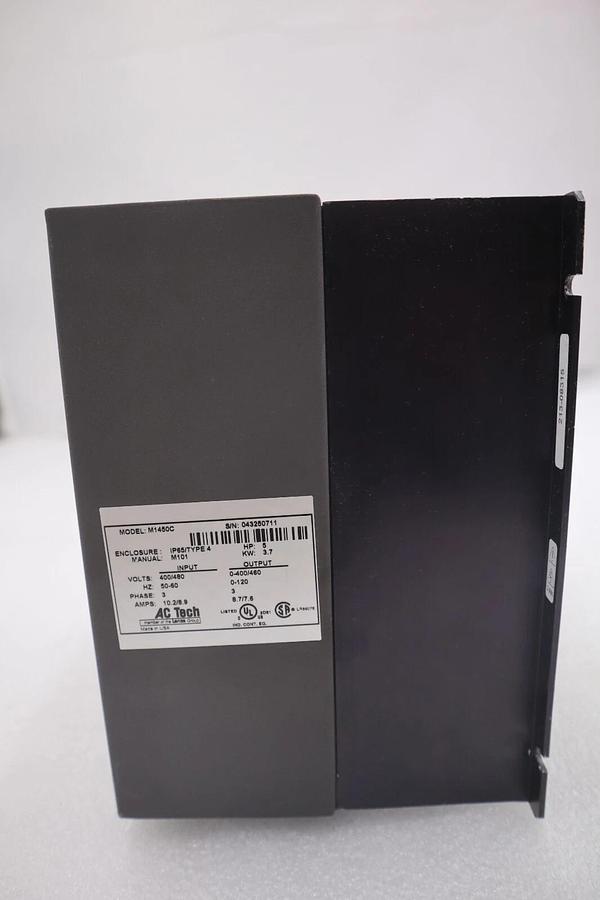 Used AC TECH M1450C 5HP/3.7kW FREQUENCY DRIVE STOCK 4306