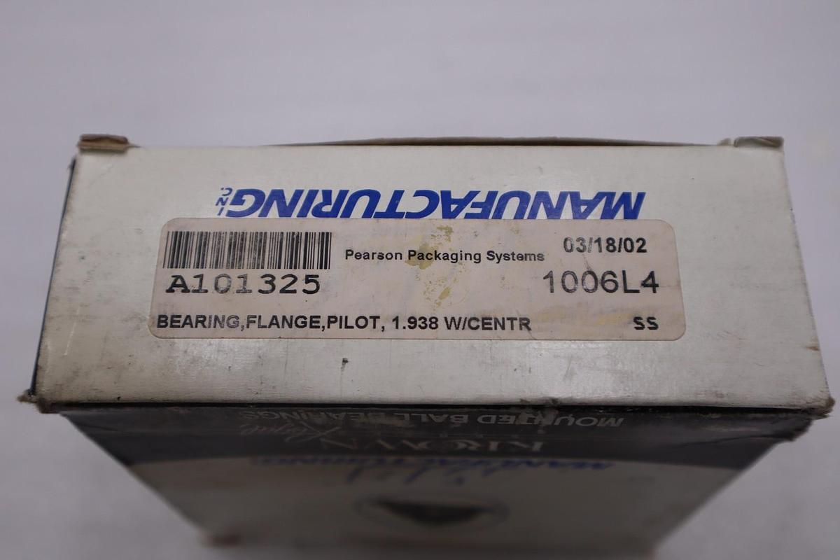 Used NEW OPEN BOX KFC4 25 1 5/16 krown regal 4 bolt flange bearing STOCK H543A