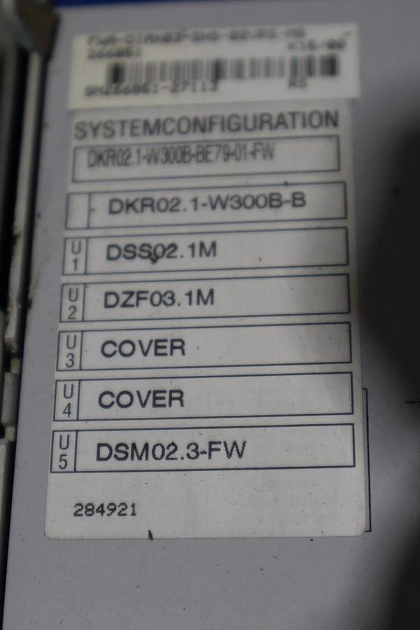 Used REXROTH INDRAMAT DRIVE DKR02.1-W300B-BE79-01-FW STOCK S698
