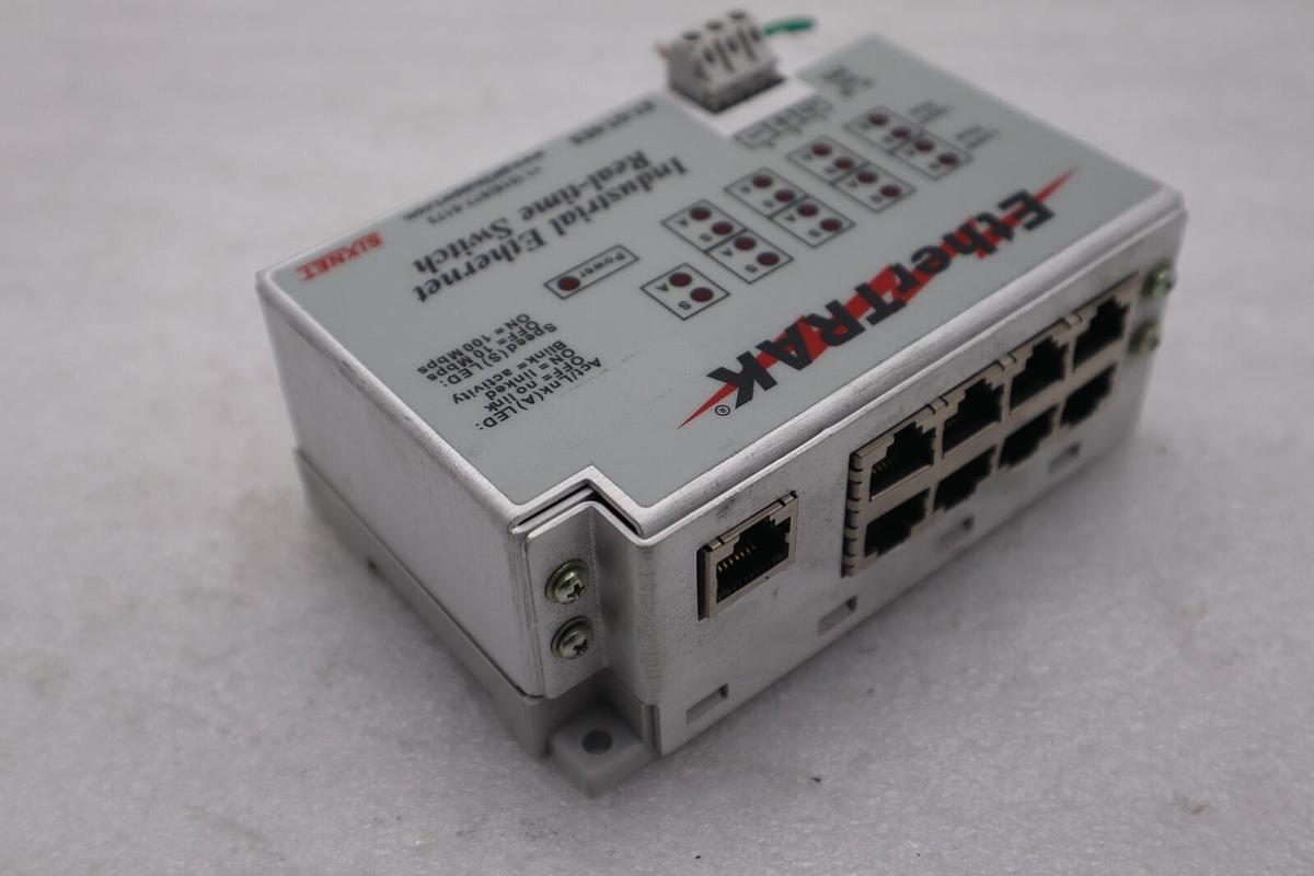 Used Sixnet Model: ET-GT-9ES Real-time Industrial EtherTRAK Switch STOCK L-272-C