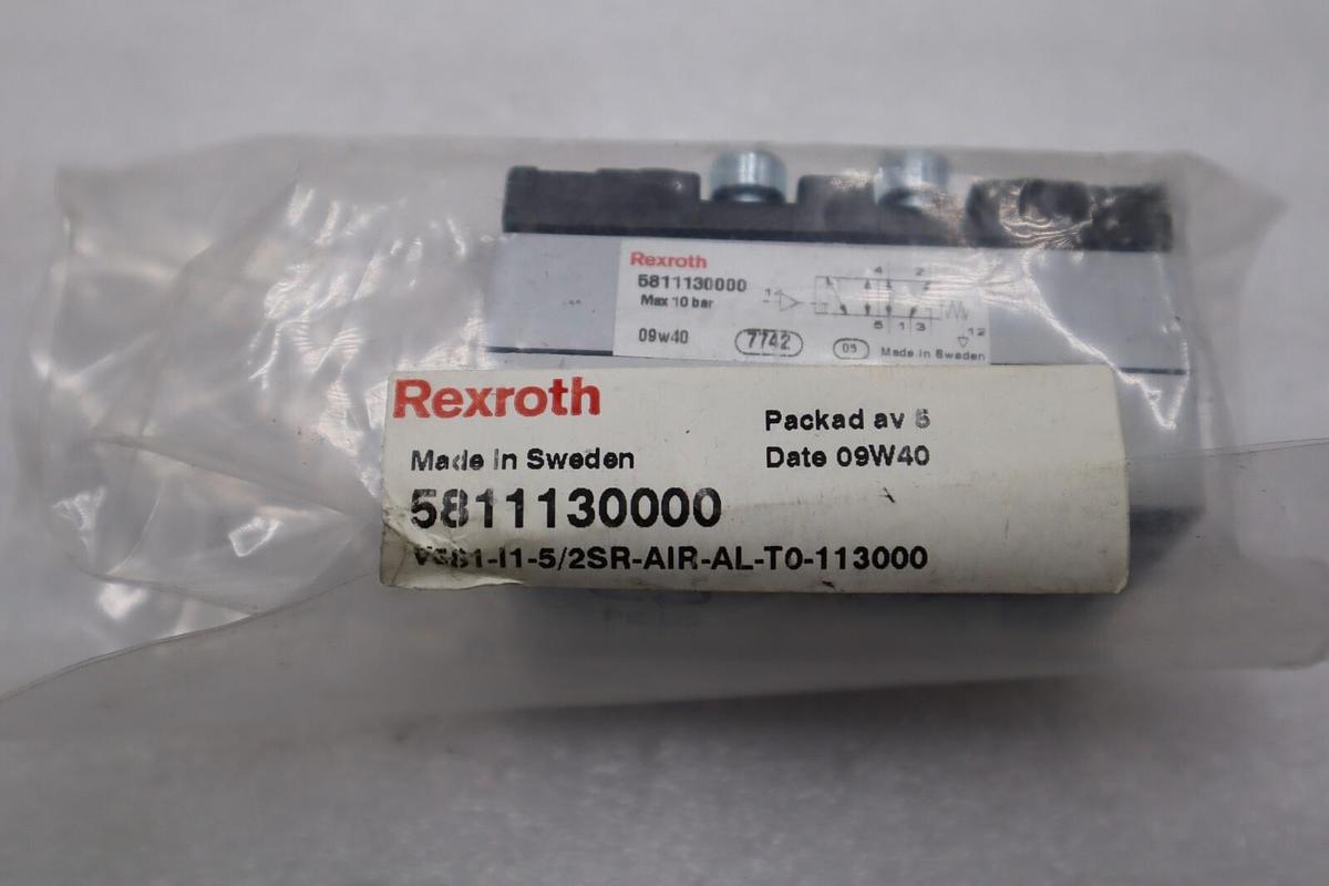 NEW Rexroth 5811130000 MAX 10 BAR 09W40 STOCK 5418