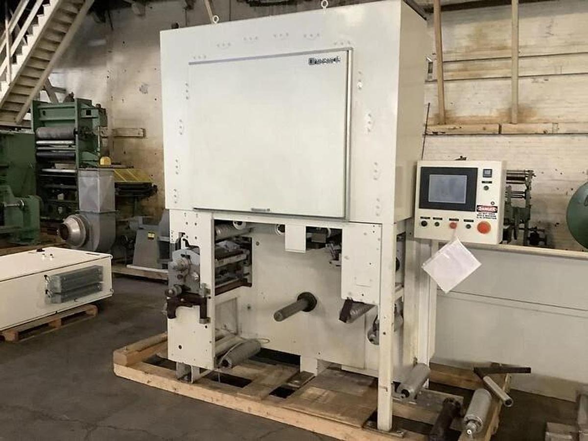 Used 15" WIDE CHESNUT ENGINEERING 1 COLOR PRINTER 2 ROLL ROTOGRAVURE AND LAMINATING