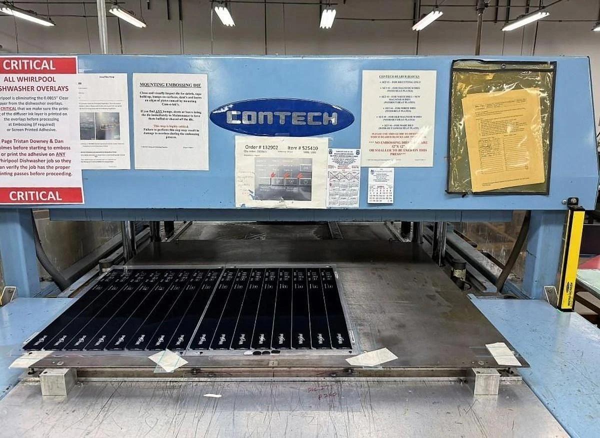 Used CONTECH ULTRA PRESS MODEL UP-2842 HOT PRESS