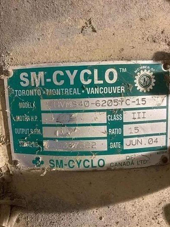 Used SHRED-TECH ST75E DUAL SHAFT SHREDDER WITH TWO 40 HP MOTORS MANUFACTURED 2004