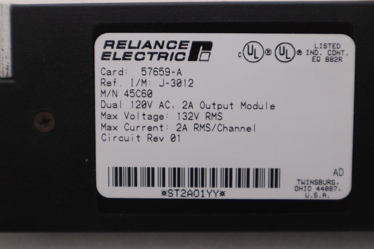 Reliance Electric 57659-A Programmable Controller Output Module NEW IN BOX G847A