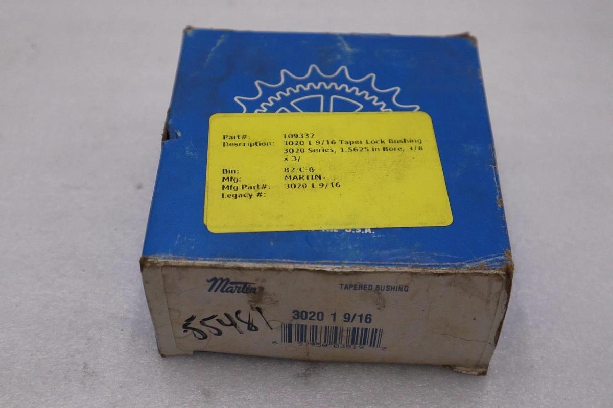 Used NEW Martin Taper Bushing 3020 1 9/16 BEARING STOCK K2087CC