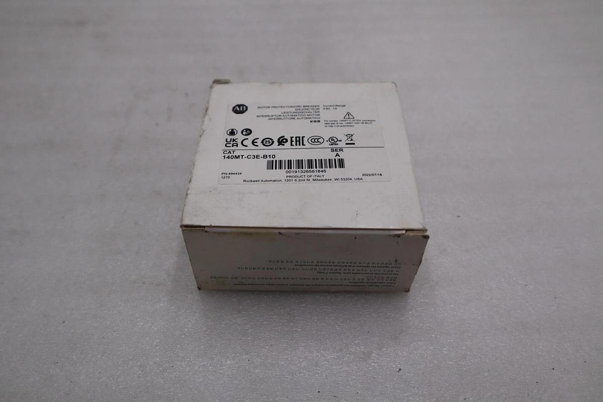 Used NEW Allen Bradley 140MT-C3E-B10 Manual Starter 0.63-1a Amp 1/2hp STOCK H230A