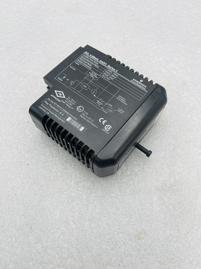 Used EMERSON DELTAV KJ3221X1-BA1 AO CARD 8 CH 4-20 MA HART SER 2 #K-2525