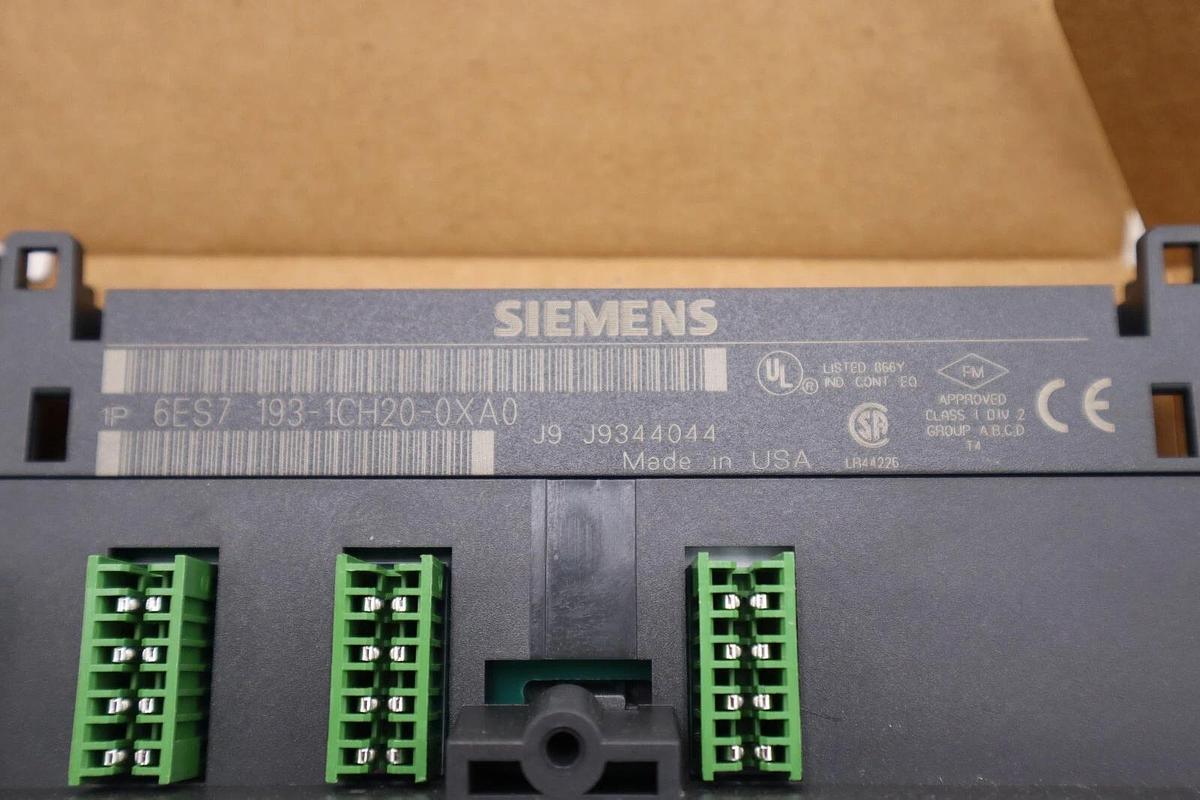 Used SIEMENS 6ES7 193-1CH20-0XA0 BLOCK TERMINAL MODULE STOCK 2015