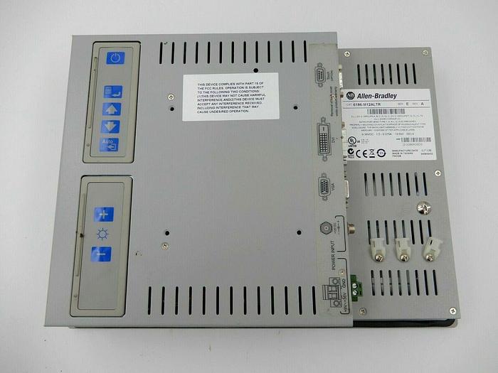Used ALLEN BRADLEY HMI 6186M12ALTR SERIES E REV A 1200M VERSAVIEW STOCK 602