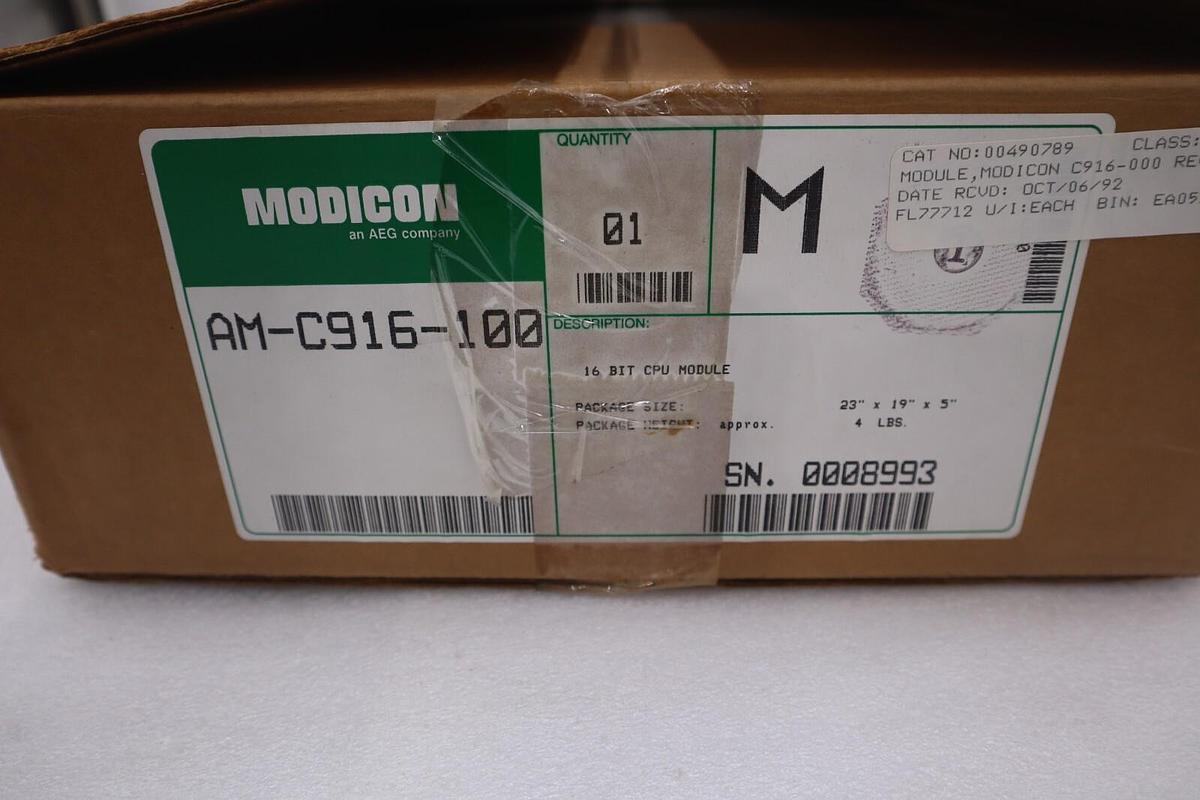Used Modicon AM-C916-100 CPU AEG NEW IN BOX STOCK G91A