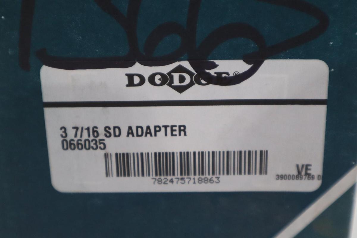 DODGE 066035 3 7/16 SD ADAPTER - NEW IN BOX - STOCK GF989