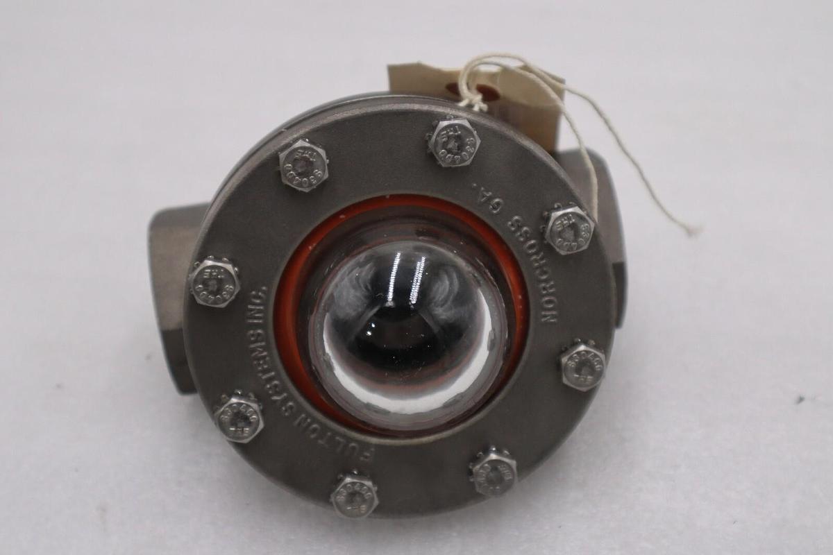 Used FULTON B075-150-2003-S 3/4" NON-ADJUSTABLE BALLSIGHT FLOW INDICATOR STK K-2908-A