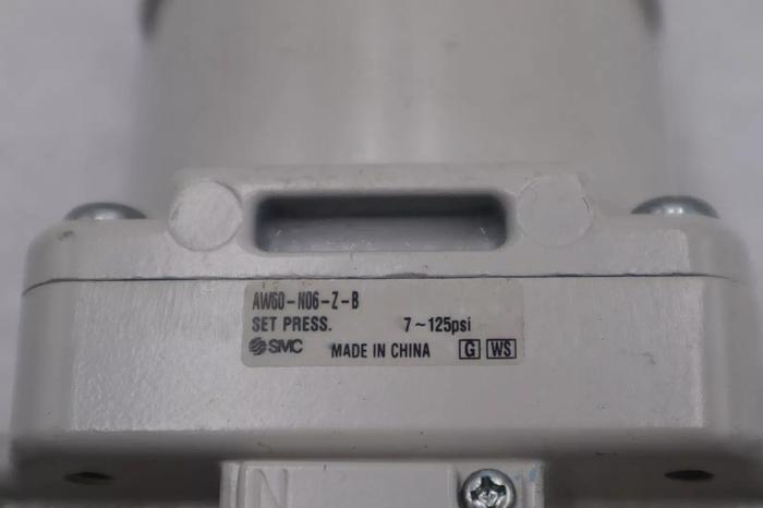 Used SMC AW60-N06-Z-B Compressed Air Line Filter Regulator 7-125 PSI 3/4" STOCK 4881
