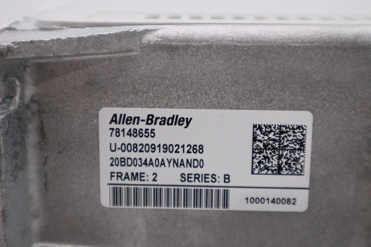 NEW ALLEN BRADLEY 20BD034A0AYNAND0 AC DRIVE POWERFLEX 700 480V 25 HP STOCK 2886A