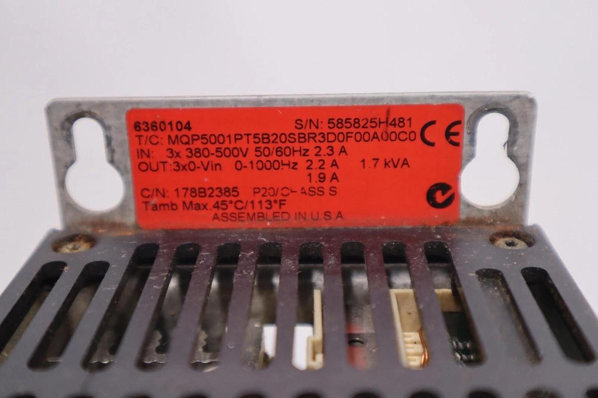 Used MARQUIP 178B2385 VFD P20/C- ASS STOCK #2113