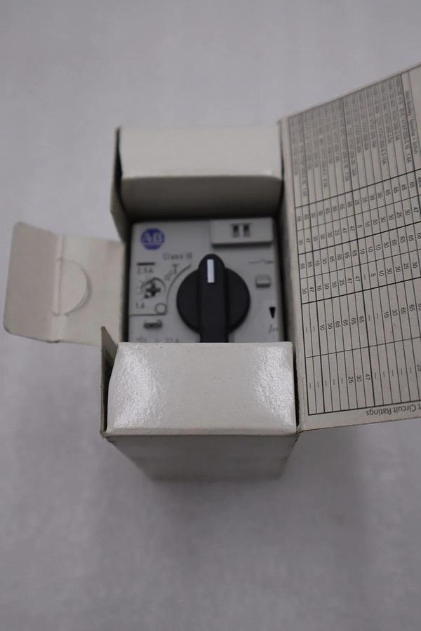 Used NEW IN BOX Allen Bradley 140M-C2E-B25 Ser C Circuit Breaker STOCK H280A