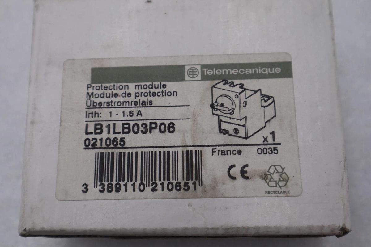 TELEMECANIQUE LB1-LB03P06 / lb1lb03p06 1-1.6A NEW STOCK K-3622
